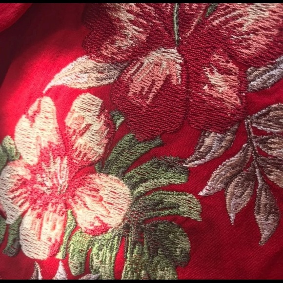 Red Button Down Shirt by BonWorth - Picture 8 of 8